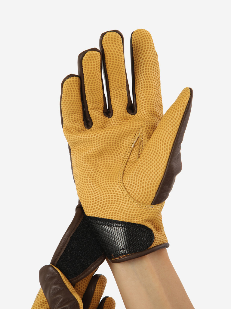 Кожаные перчатки женские Sweet Horse для верховой езды с защитой костяшек