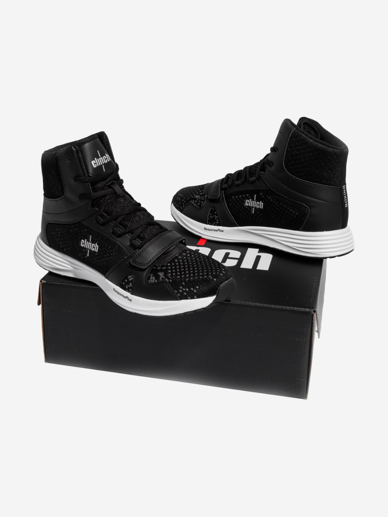 Боксерки Clinch Training черно-белые