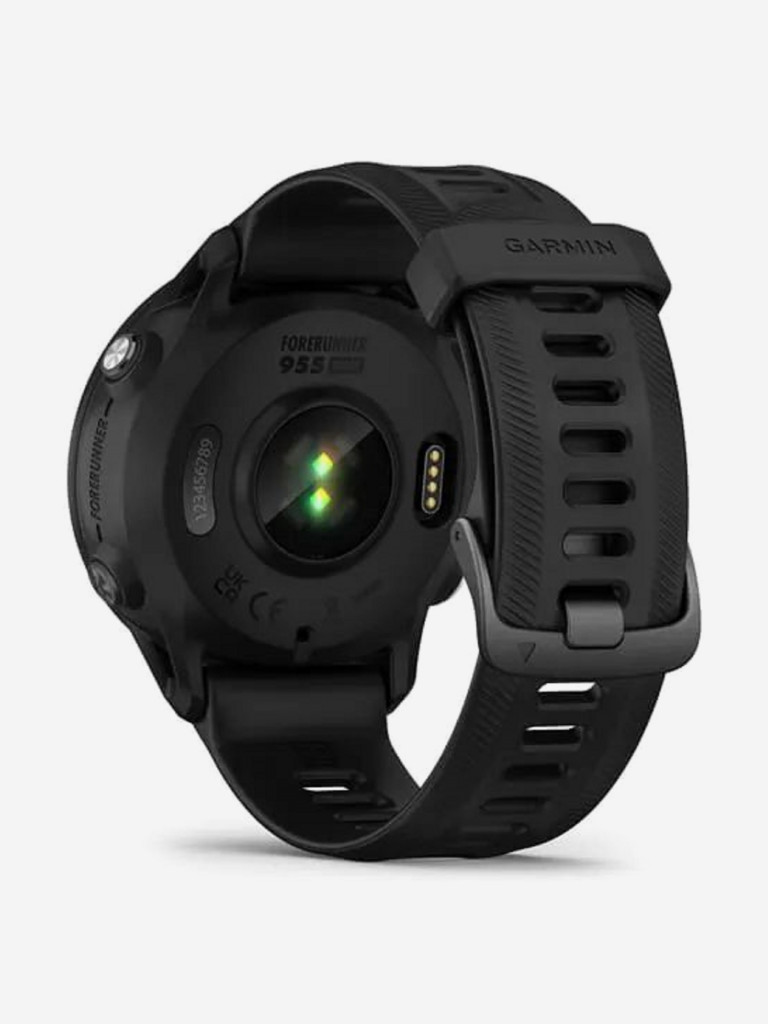 Часы Garmin Forerunner 955 Solar с технологией солнечной зарядки, с черным ремешком 010-02638-20