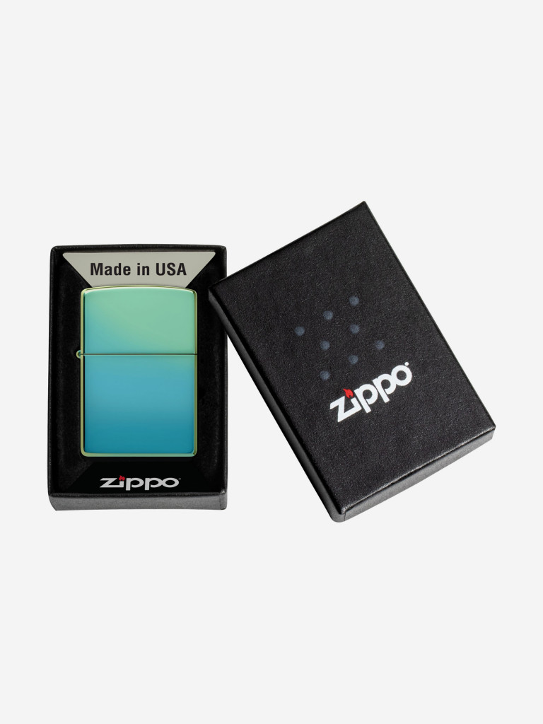 Зажигалка бензиновая ZIPPO 49191 Classic High Polish Teal