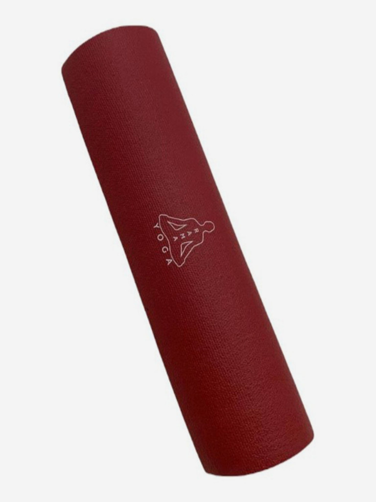 Коврик для йоги Чакра Муладхара красная Рамайога 185х60х0,45