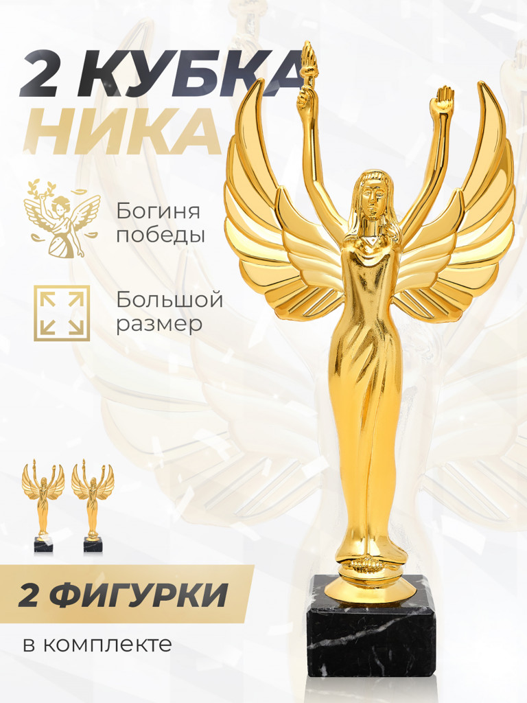 Кубок для награждения подарочный сувенир наградной 2 шт