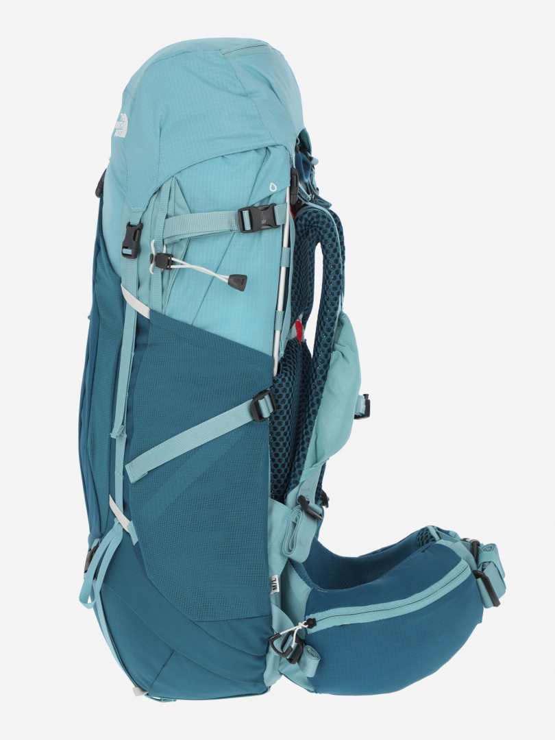 фото Рюкзак женский the north face trail lite, 50 л, голубой