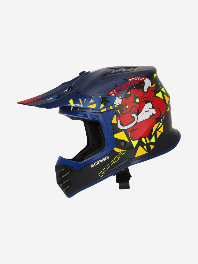 Мотошлем кроссовый детский Acerbis PROFILE JUNIOR Blue/Black