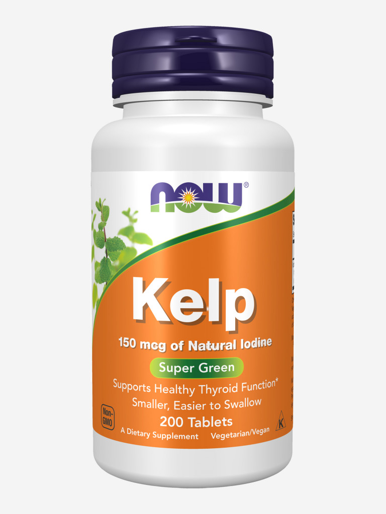 NOW Келп 150 200таб 222мг (Kelp 150 mcg 200 TABS)
