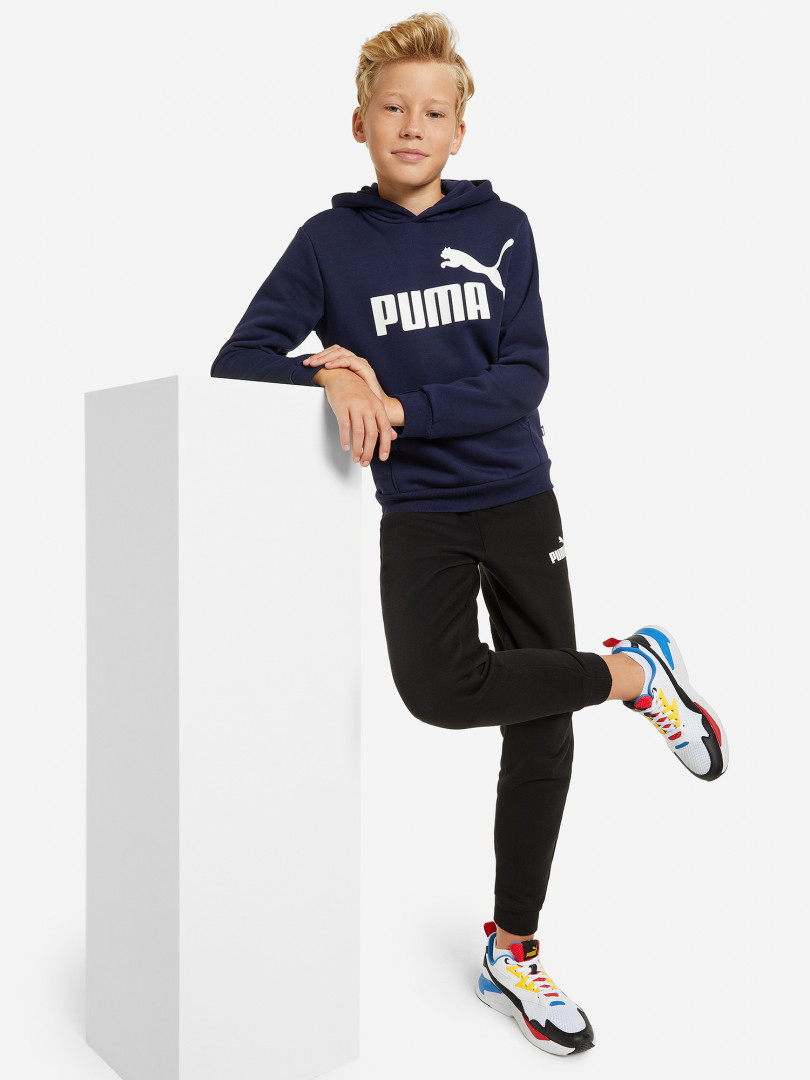 Худи для мальчиков PUMA ESS Big Logo 25572780299 Синий, размер 153, 164,117, 128,141, 152,129, 140, фото 3