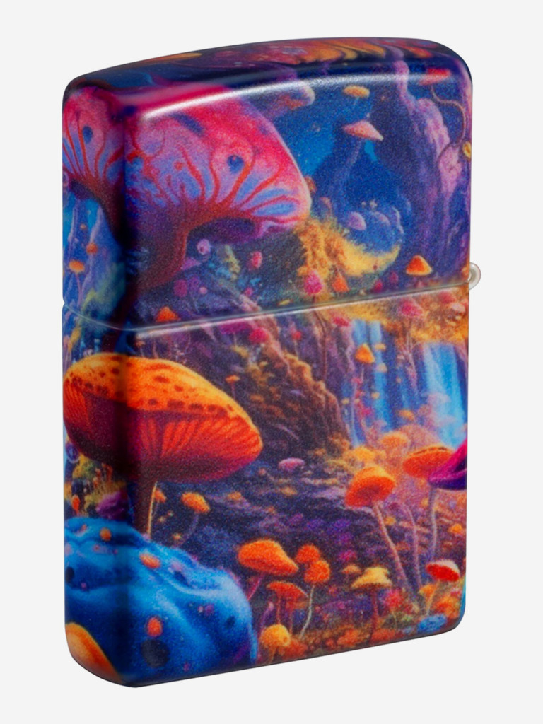 Зажигалка бензиновая ветроустойчивая Zippo Mushroom Forest Design 540 Matte