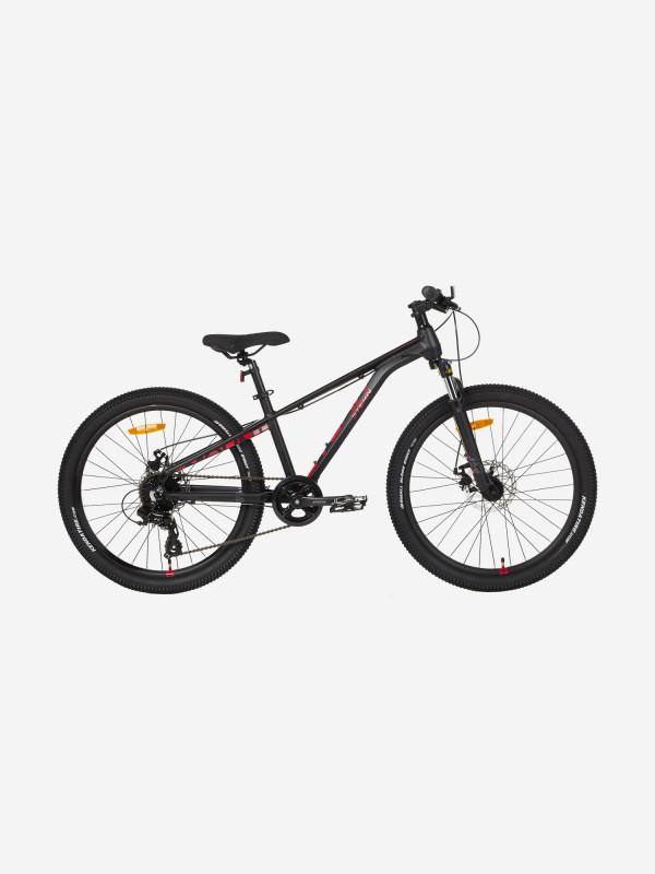 Велосипед подростковый Stern Mount 24", 2023 черный/красный цвет — купить за 35999 руб., отзывы в интернет-магазине Спортмастер