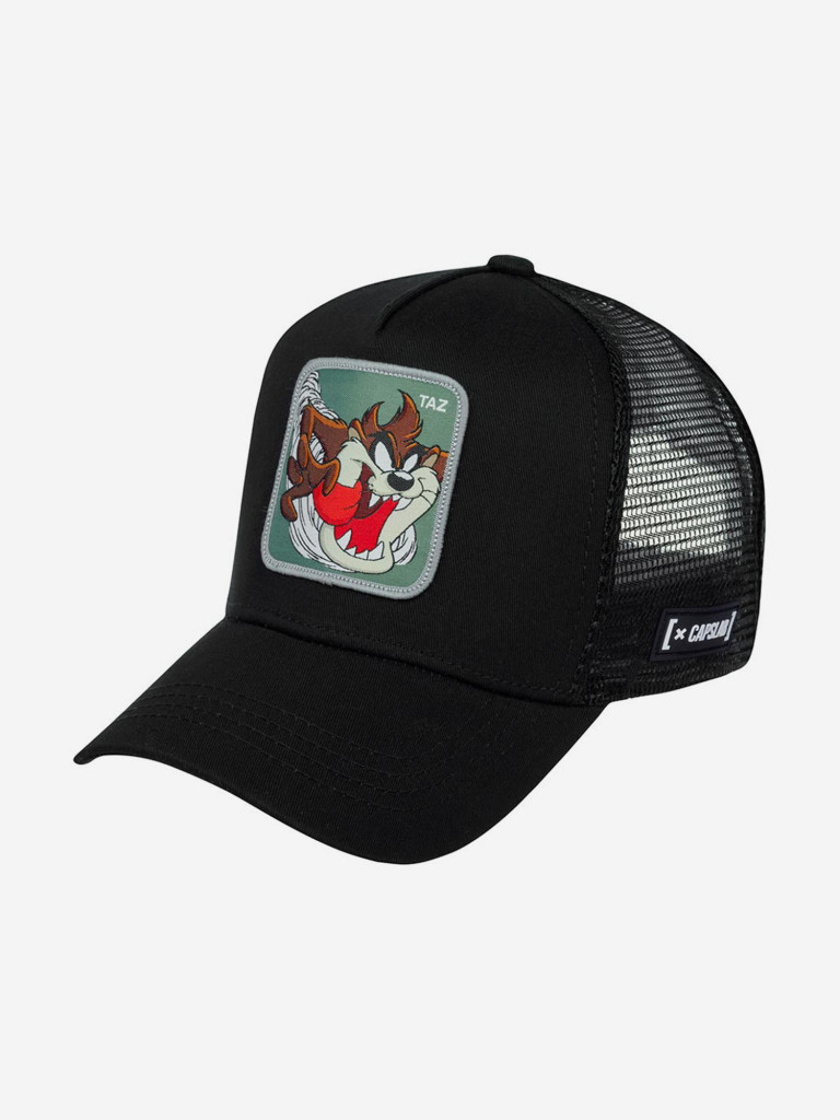 Бейсболка с сеточкой CAPSLAB CL/LOO/1/TAZ3 Looney Tunes Taz (черный)