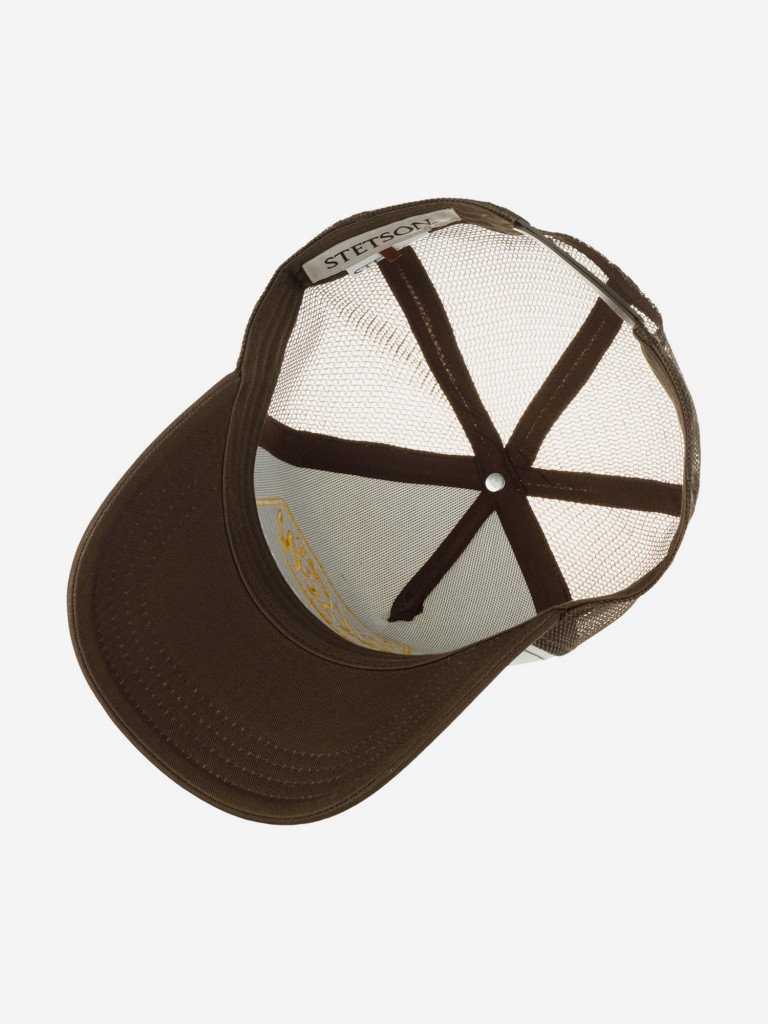 Бейсболка с сеточкой STETSON 7751103 TRUCKER CAP AMERICAN HERITAGE (коричневый)