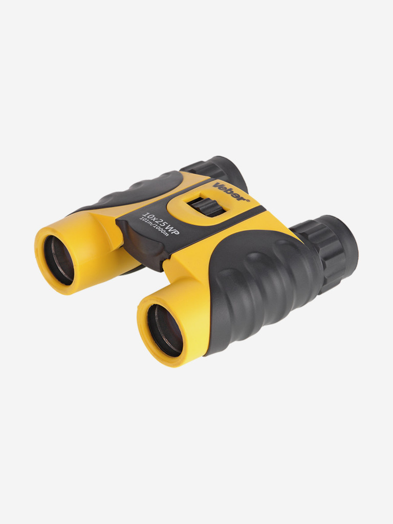 Бинокль Veber 10*25 WP черный-желтый