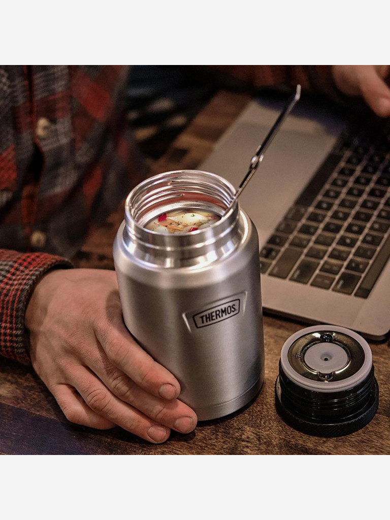 Термос для еды 710 мл THERMOS ICON-301 стальной цвет