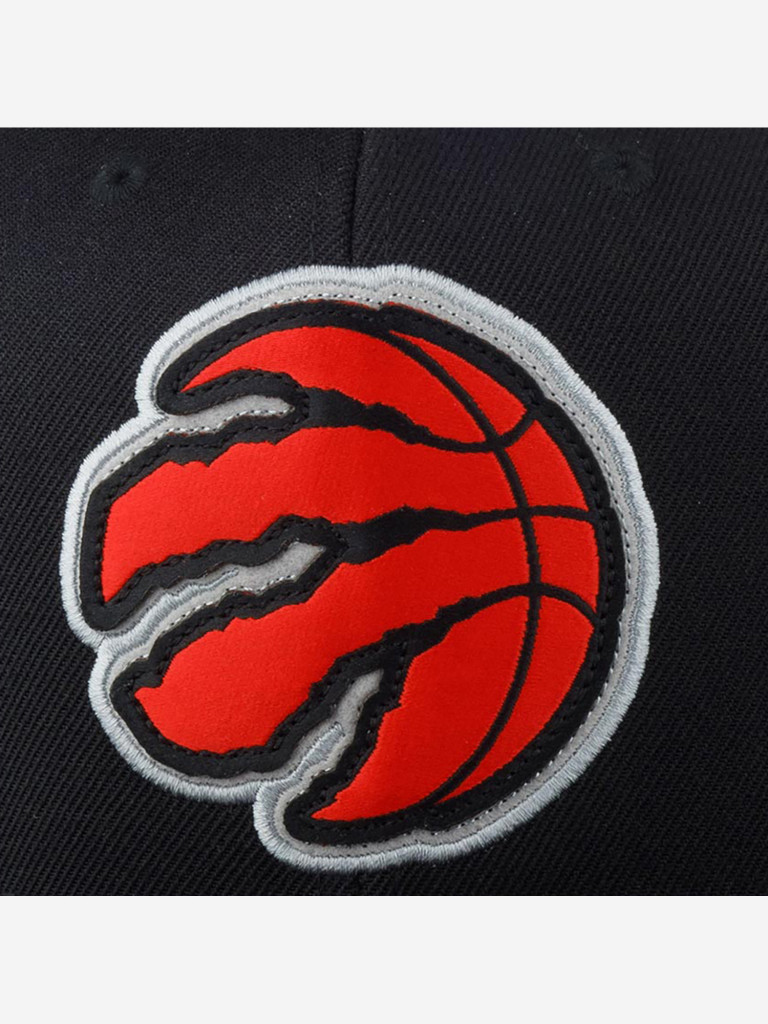 Бейсболка с прямым козырьком MITCHELL NESS 6HSSMM19490-TRABLCK Toronto Raptors NBA