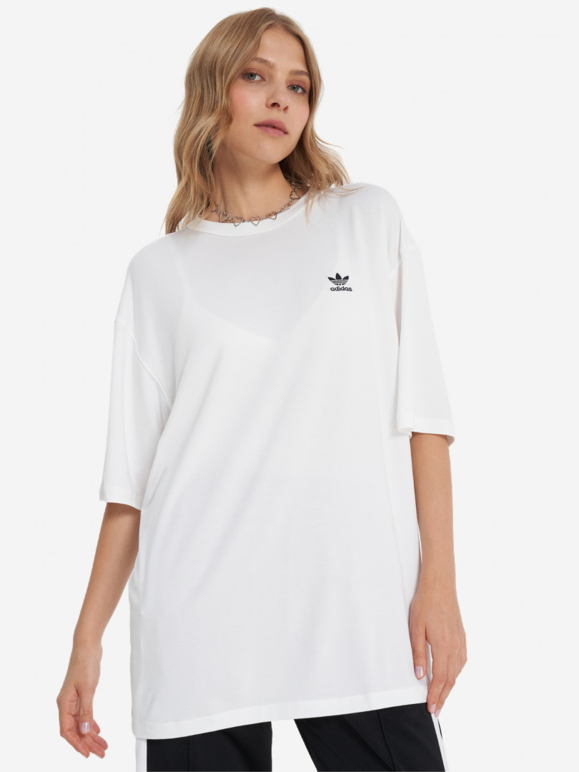 фото Футболка женская adidas trefoil essentials, белый