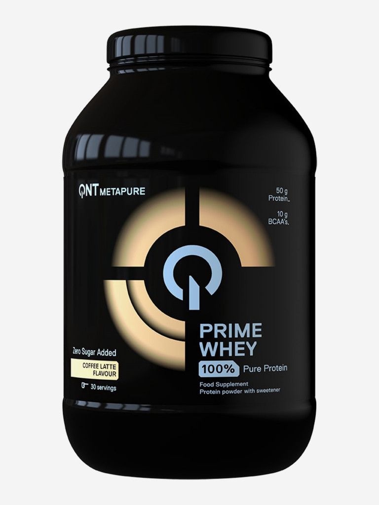 Сывороточный протеин для набора мышечной массы, изолят протеина QNT PRIME WHEY 908g Coffee Latte