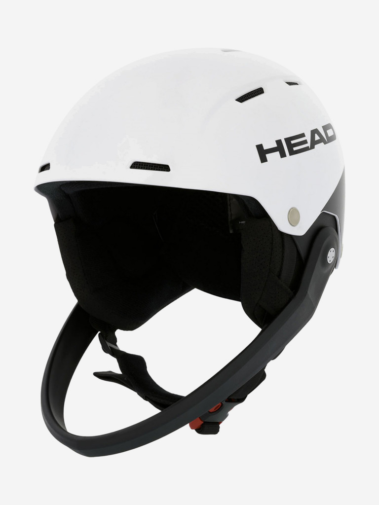 Горнолыжный шлем с чингардой Head Team SL white/black