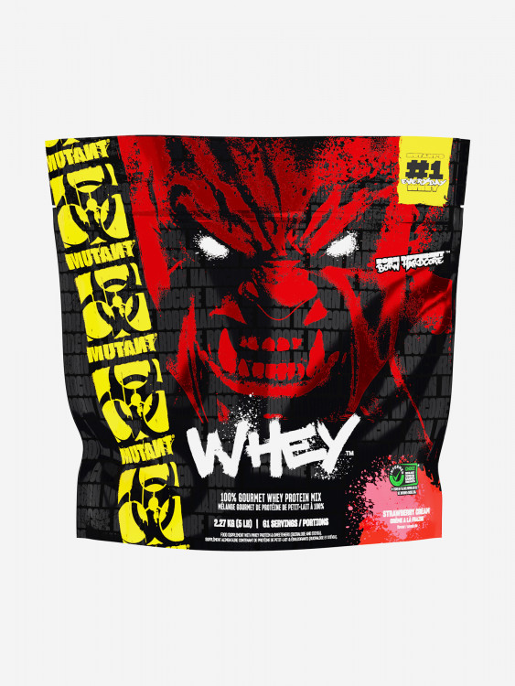 Протеин Mutant Вей, Whey, 2270 г, Клубничный крем