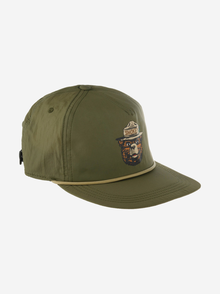 Бейсболка с прямым козырьком AMERICAN NEEDLE 23023A-SBEAR Smokey Bear Catalina (оливковый)