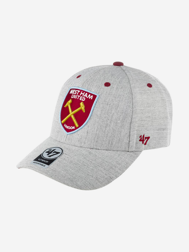 Бейсболка 47 BRAND EPL-STMCD17WHV-CC West Ham United EPL (серый)