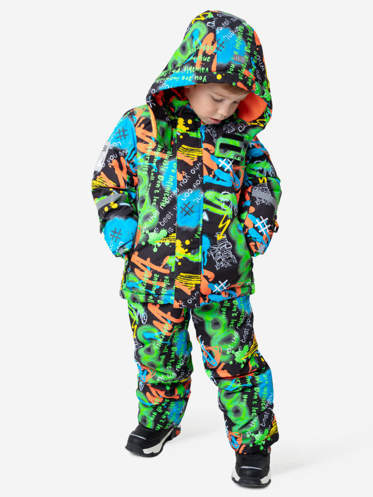 Комплект зимний для мальчиков: куртка, полукомбинезон PlayToday