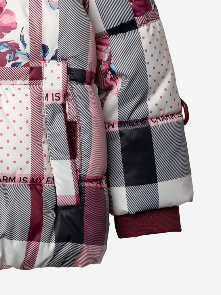 Комплект зимний для девочек: куртка, полукомбинезон PlayToday