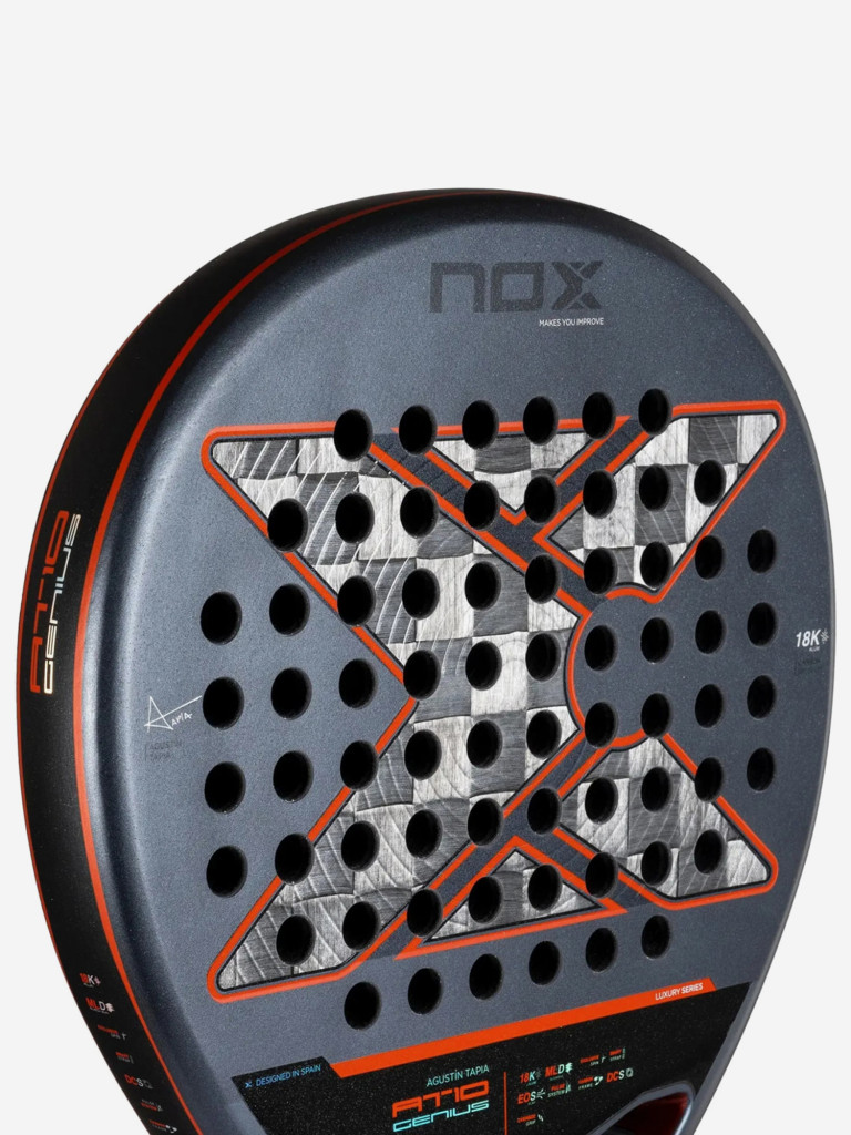 Ракетка для падел-тенниса Nox AT10 Genius 18K Alum 2025 By Agustin Tapia