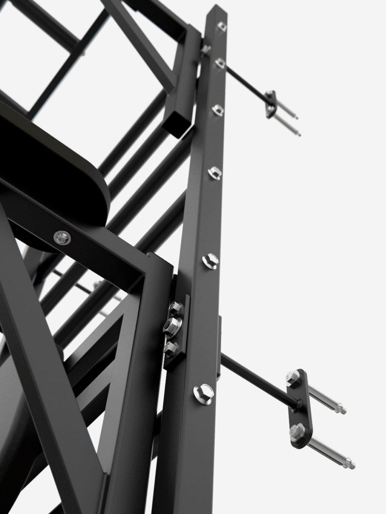 Шведская стенка с опциями DFC VT-7006 (два короба)