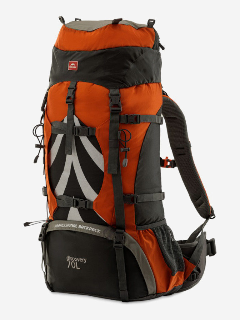 Рюкзак туристический Naturehike, 70л, оранжевый