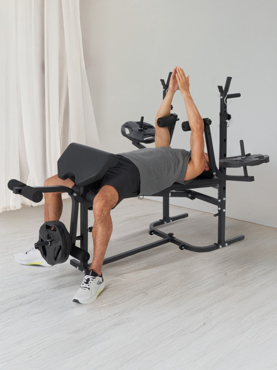 Скамья со стойками складная Torneo G-309F Glory