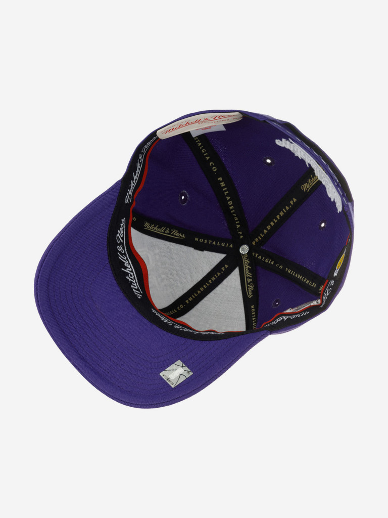 Бейсболка MITCHELL NESS HHSSINTL1264-LALPURP Los Angeles Lakers NBA (фиолетовый)