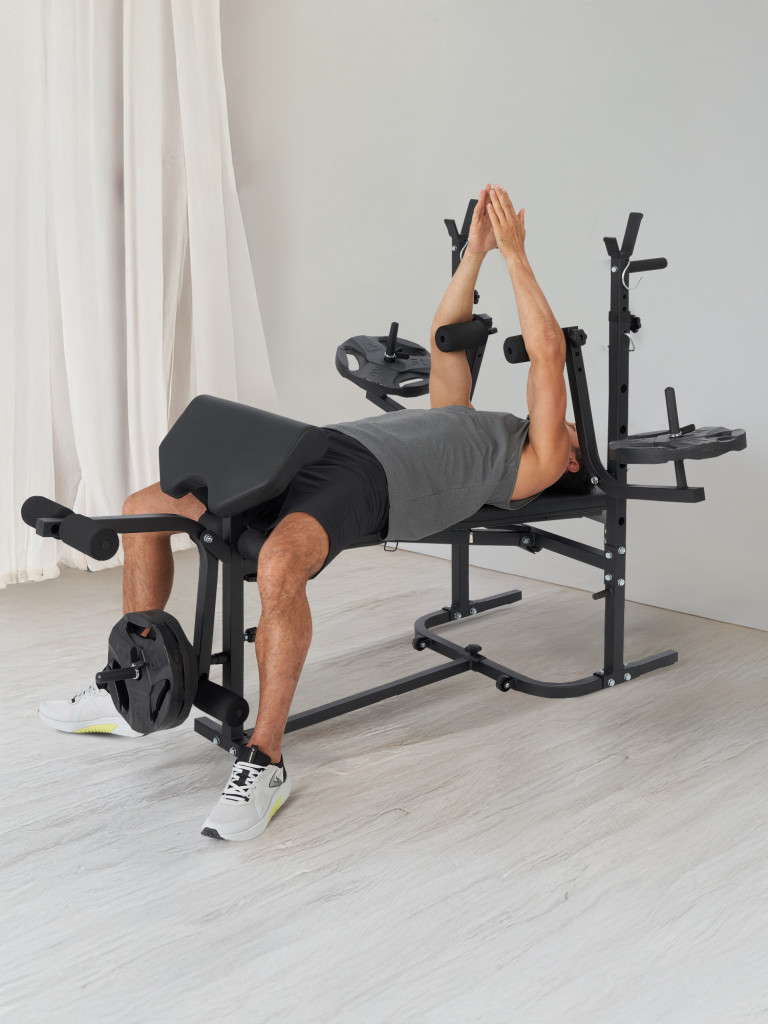 Скамья со стойками складная Torneo G-309F Glory