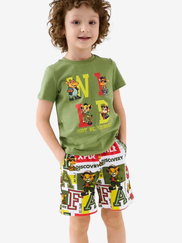 Комплект для мальчиков: футболка, шорты PlayToday