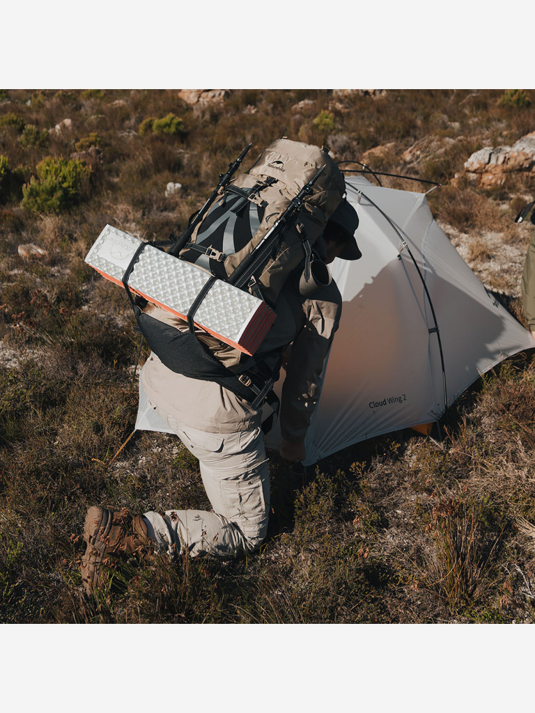 Туристический рюкзак Naturehike Discovery 70 L коричневый