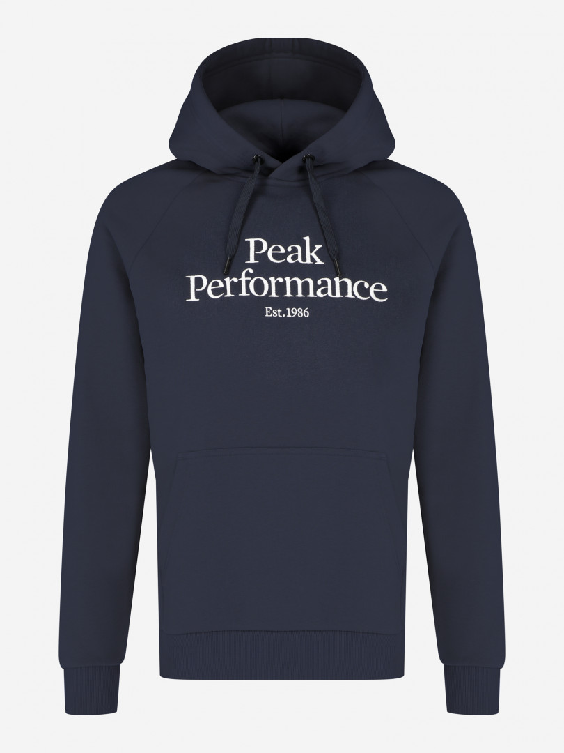 фото Худи мужская peak performance original, синий