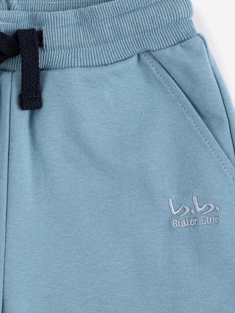 Джоггеры базовые голубые детские Button Blue