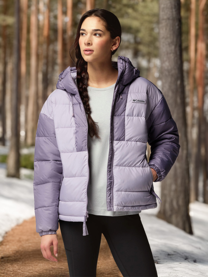 Куртка утепленная женская Columbia Pike Lake III Hooded Jacket Розовый 13999₽