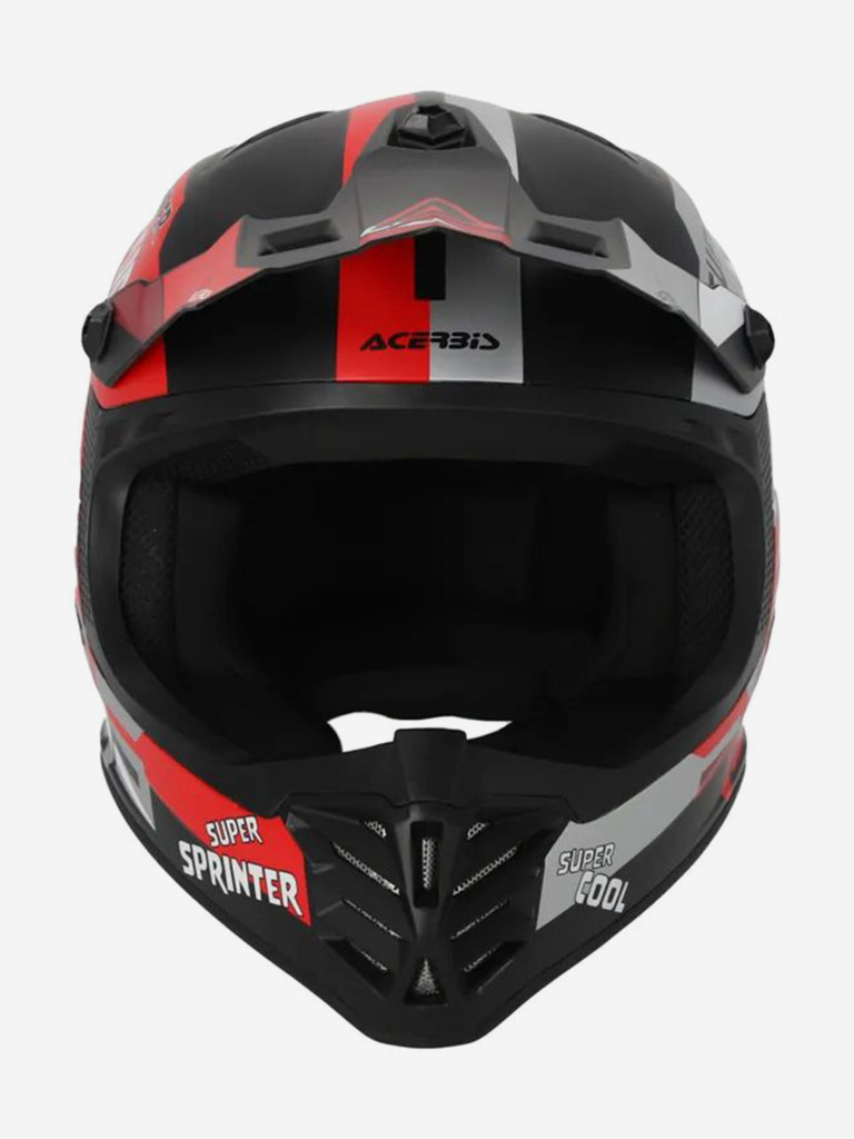 Мотошлем детский кроссовый Acerbis PROFILE JUNIOR Black/Red
