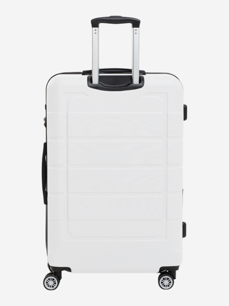 Чемодан на колесах L белый Feelway