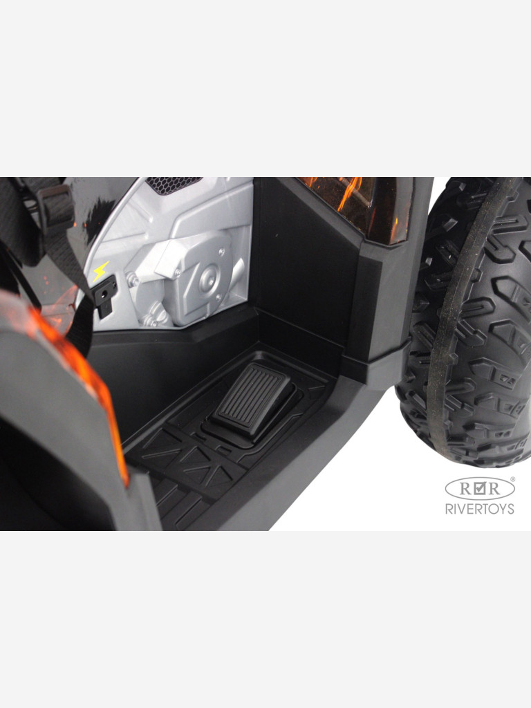 Детский электроквадроцикл RIVERTOYS Z111ZZ огненный