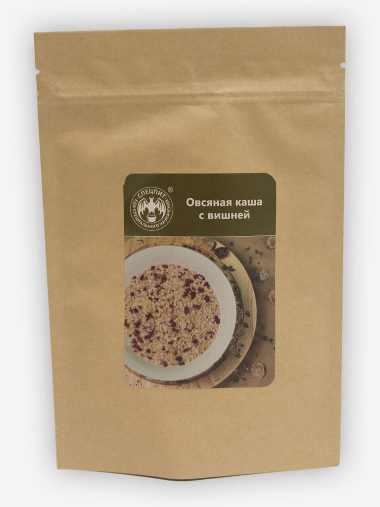 Овсяная каша с вишней (блюдо быстрого приготовления), 3 упак. по 80г.