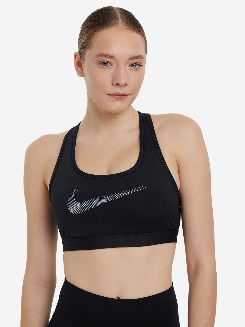 фото Спортивный топ бра nike dri-fit, черный