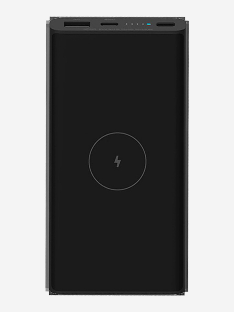 Внешний аккумулятор с беспроводной зарядкой Xiaomi Wireless Power Band 10 000 Mah WPB15PDZM черный