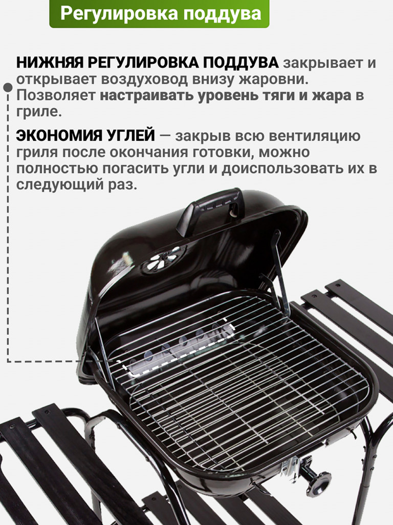 Классический угольный гриль Best Picnic Blazer 47