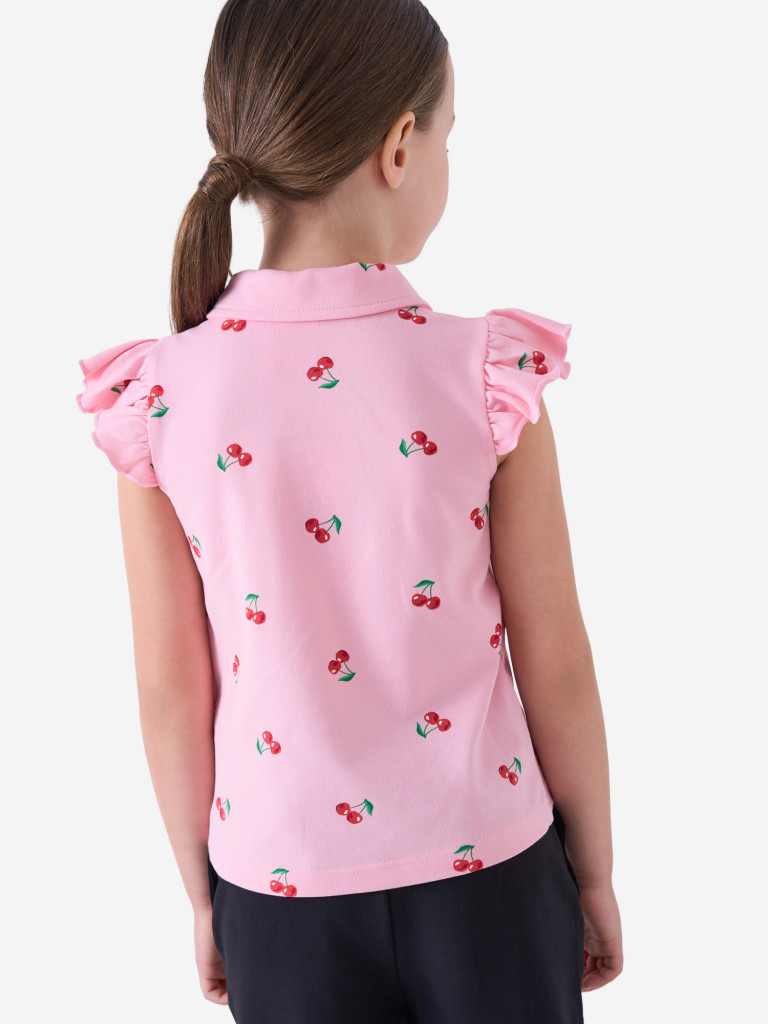 Футболка-поло для девочки PlayToday