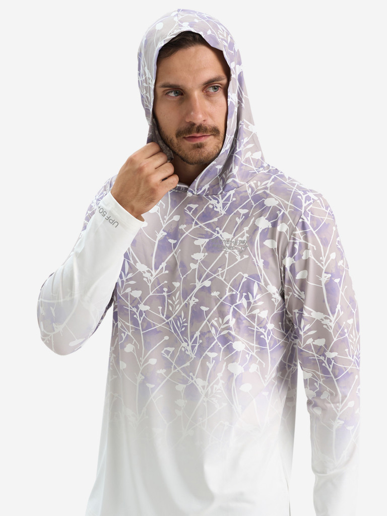 Лонгслив мужской Extreme Fishing ADD-G702H для рыбалки, с капюшоном, UPF50+ с защитой от насекомых