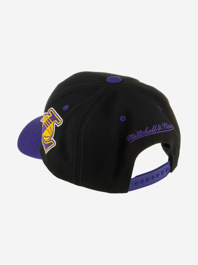 Бейсболка MITCHELL NESS HHSS7310-LALYYPPPBLCK Los Angeles Lakers NBA (черный)
