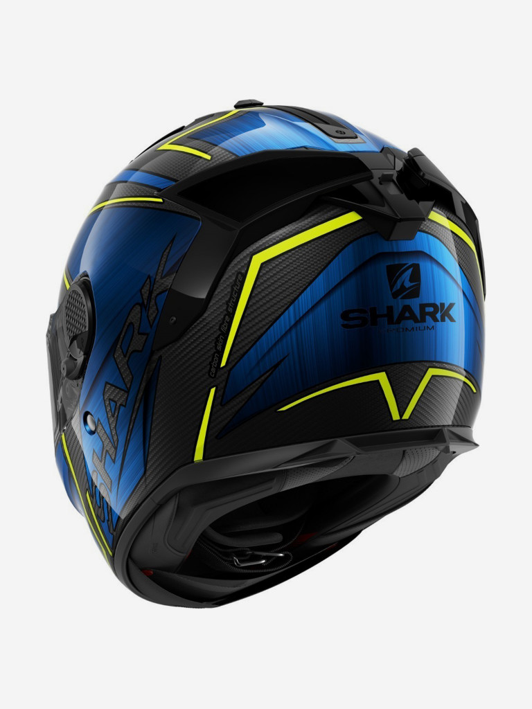 Мотошлем интеграл SHARK SPARTAN GT CARBON KROMIUM Black/Blue