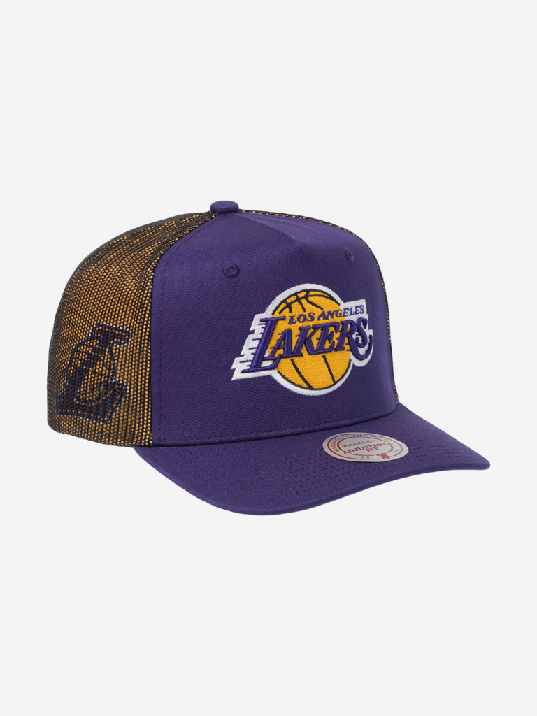 Бейсболка с сеточкой MITCHELL NESS HT11505-LALPURP Los Angeles Lakers NBA (фиолетовый)