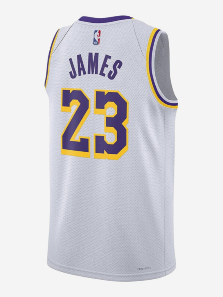 Майка баскетбольная Nike NBA Los Angeles Lakers LeBron James Association Edition Swingman Dri FIT