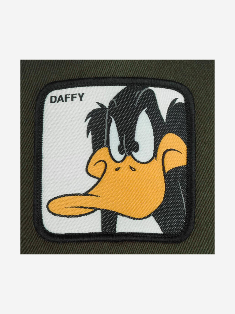 Бейсболка с сеточкой CAPSLAB CL/LOO/1/DAF2 Looney Tunes Daffy Duck (оливковый)
